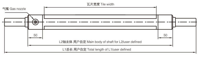 南通瓦片式气涨轴图纸结构